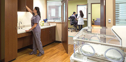 Clements Hostpital Room, Doctor, Nurses